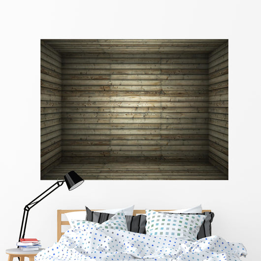 interior wooden room Wall Mural