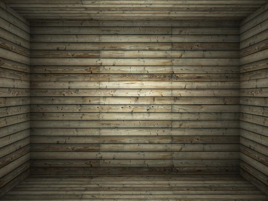 interior wooden room Wall Mural