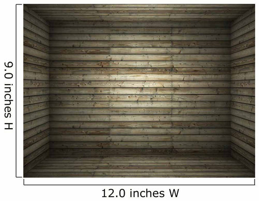 interior wooden room Wall Mural