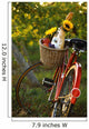 Bicycle With Full Basket Wall Mural