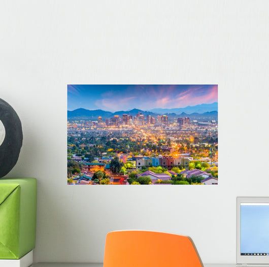 Phoenix Arizona Usa Cityscape Skyline Wall Decal