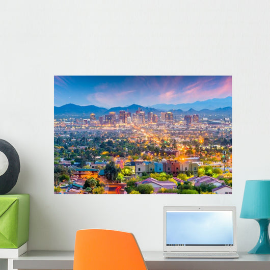 Phoenix Arizona Usa Cityscape Skyline Wall Decal