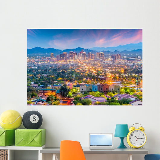 Phoenix Arizona Usa Cityscape Skyline Wall Decal