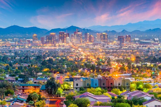 Phoenix Arizona Usa Cityscape Skyline Wall Decal