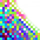 multicolor mosaic background Wall Mural