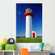 Lighthouse, Riviere Madeleine, Quebec Wall Mural
