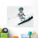 alpine skiing Wall Decal
