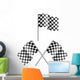 checkered flag Wall Decal