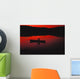 Canoeing At Sunset, Algonquin Park, Ontario Wall Mural