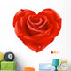 Red Rose Shape Heart