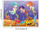 Baby Sirens and Baby Triton. Vector illustration. Wall Mural