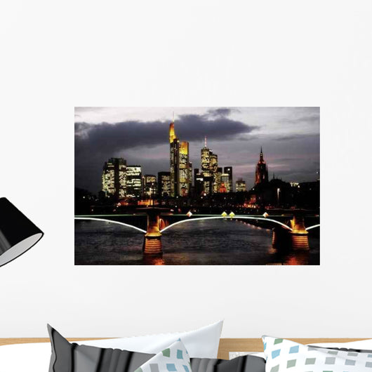 Manhattan Skyline Wall Decal Design 1