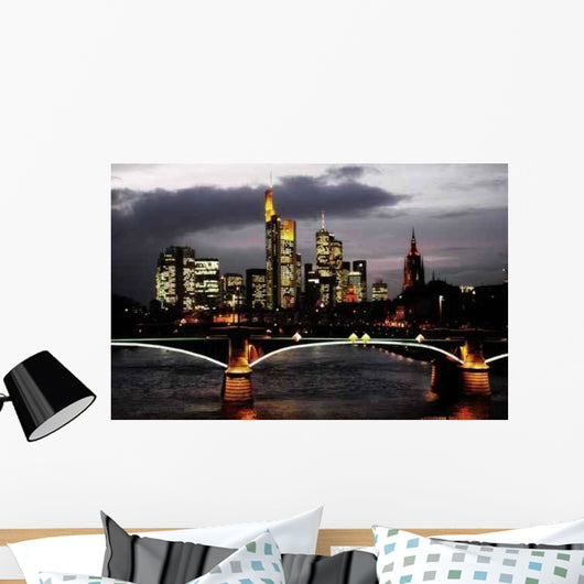 Manhattan Skyline Wall Decal Design 1