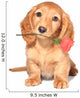 Valentine puppy Wall Decal