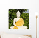 sitting white buddha - koh samui, thailand Wall Mural