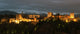 Alhambra Fortress at Dusk Wall Mural