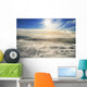 Blowing Snow And Mont Logan At Sunrise, Gaspesie National Park, Quebec Wall Mural