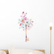 Magical Pastel Unicorn Key Wall Decal