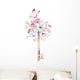 Magical Pastel Unicorn Key Wall Decal