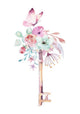Magical Pastel Unicorn Key Wall Decal