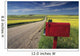 Mailbox On Country Road, Tiger Hills, Manitoba Wall Mural
