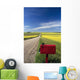 Mailbox On Country Road, Tiger Hills, Manitoba Wall Mural