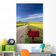 Mailbox On Country Road, Tiger Hills, Manitoba Wall Mural