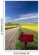 Mailbox On Country Road, Tiger Hills, Manitoba Wall Mural