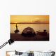 Camper Fishing, Little Limestone Lake, Manitoba Wall Mural