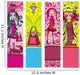 Valentine's Day banners with fashion girls Wall Mural