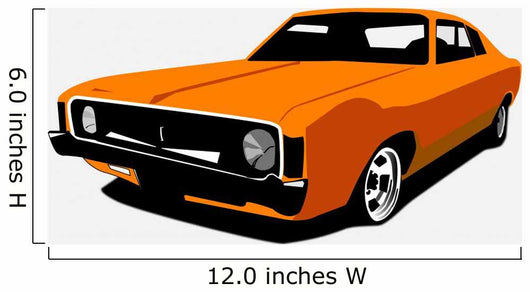 Muscle Car Wall Decal