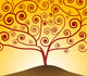 Art Nouveau Tree Wall Mural