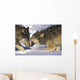Gray Wolves In Winter Wall Mural