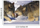 Gray Wolves In Winter Wall Mural