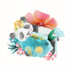 Sleeping Floral Panda Bear Wall Decal