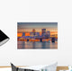 Louisville Kentucky Usa Skyline Twilight Wall Decal