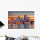 Louisville Kentucky Usa Skyline Twilight Wall Decal