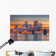 Louisville Kentucky Usa Skyline Twilight Wall Decal
