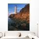 Lighthouse, Gaspesie Region, Cap-Des-Rosiers, Quebec Wall Mural