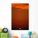 Sunset Over Pacific Ocean, British Columbia Wall Mural