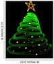 Light Christmas Tree Wall Mural