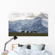 Horses And Mountains, Southern Alberta Wall Mural