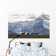 Horses And Mountains, Southern Alberta Wall Mural