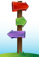 Crossroads Sign Wall Mural