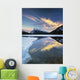 Second Vermilion Lake And Mount Rundle, Banff National Park, Alberta Wall Mural