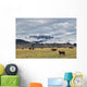 Livingstone Range And Pastureland Along The Oldman River Near Maycroft Wall Mural