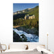 Banff Springs Hotel And Bow Falls From Surprise Point Wall Mural