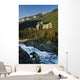 Banff Springs Hotel And Bow Falls From Surprise Point Wall Mural