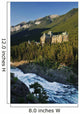 Banff Springs Hotel And Bow Falls From Surprise Point Wall Mural