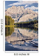 Johnson Lake And Cascade Mountain, Banff National Park, Alberta Wall Mural